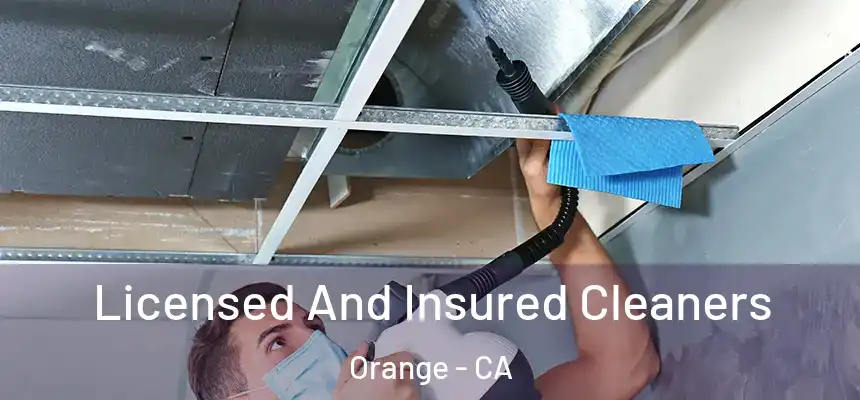 Licensed And Insured Cleaners Orange - CA