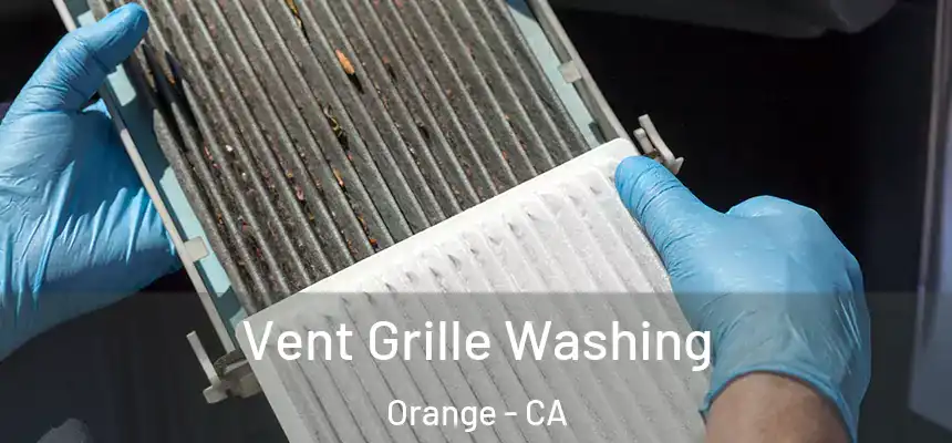 Vent Grille Washing Orange - CA